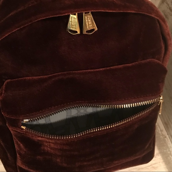 Aimee Kestenberg Velvet Woodside Backpack - Picture 6 of 8